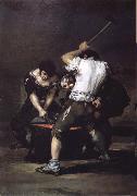 Francisco Goya The Forge oil painting artist